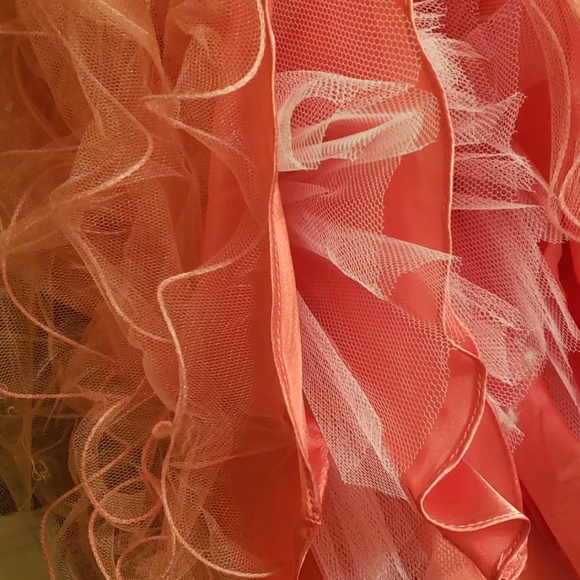 NWT Coral Sequin Jewel Homecoming/Prom Dress - Picture 6 of 6